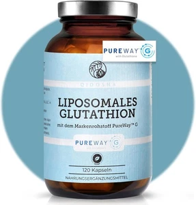 QIDOSHA Glutathion liposomal 120 Kapseln–hohe Bioverfügbarkeit,echte liposomale - Picture 1 of 5