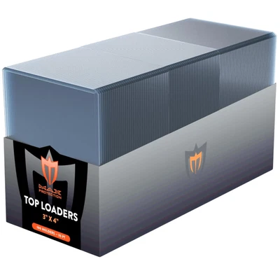 100ct Pro 3x4 Sports Card Regular Toploaders Bulk Pack New Top Loaders - New - Image 1 of 4