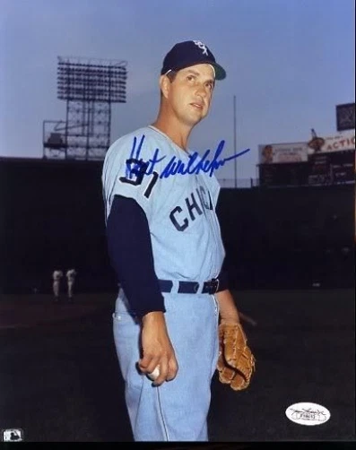 Hoyt Wilhelm Signed Jsa 8x10 Photo Autograph Authentic  - Image 1 of 1