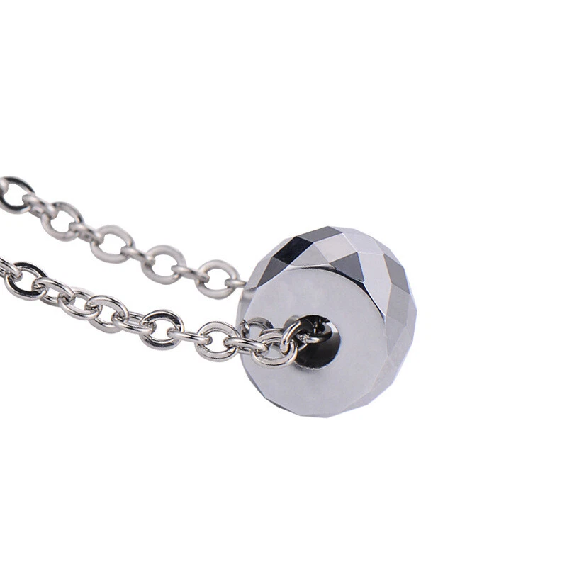 Moda Colgante para Hombre Mujer Aniversario Corte Redondo Bola Collar para Pareja Foto 1 de 1