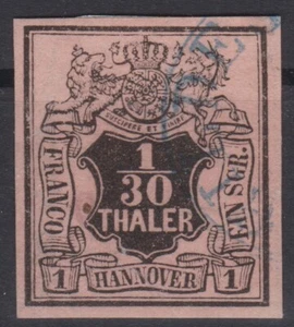 == AD Hannover Mi. 3a gest. K1, Kat. 65€ == - Imagen 1 de 1