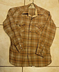 Vintage Pendleton Wool Plaid Jacket Size L - Picture 1 of 6