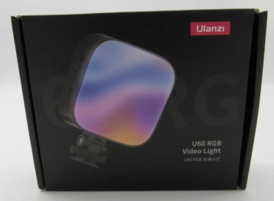Ulanzi U60 LED Videoleuchte klein mit Metallclip Schnellspanner RGB - Bild 1 von 3
