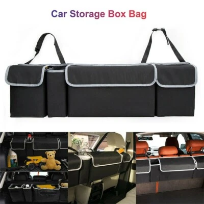 Car Cargo Net Trunk Organizer Hanging Back Seat Storage Organizer Bag for SUV  - Image 1 of 4