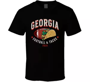 Georgia Football & Tacos 2023, Meisterschaft, Mama-Papa - Student Geschenk T-Shir - Bild 1 von 6
