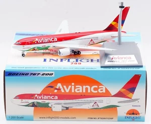 VUELO 1:200 Avianca Boeing B767-200 avión diecast jet modelo N988AN - Imagen 1 de 16