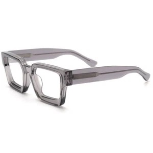 Retro Acetate Thick Square Full Rim Reading Glasses Retro Unisex 0.5-6.0 - Picture 1 of 13
