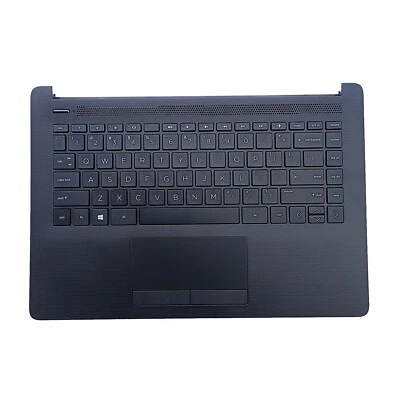 New For HP 14-CK0018la 14-CM 14CK Black Palmrest US Keyboard Touchpad L23239-001 - Image 1 of 4