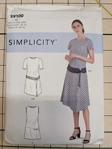 SIMPLICITY PATTERN 9100 DRESSES WOMANS SIZES 20W 22W 24W 26W 28W UNCUT NEW - Bild 1 von 4
