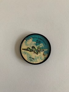 1962 Jell-O History of Aviation Coins #58 JU-88 1937, VINTAGE! (inv.1)