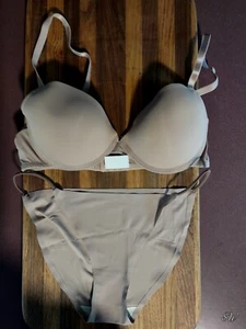 NWOT Women's Bra And Panty Set Rose Brn SEXY FUN FLIRTY 34b - Picture 1 of 6