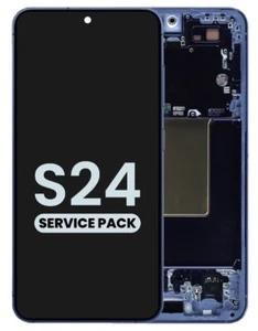 OEM Original Samsung Galaxy S24 5G Oled Display Screen Service Pack Frame Violet - Picture 1 of 4
