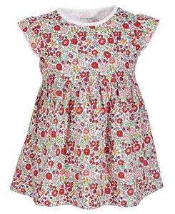 FIRST IMPRESSIONS Baby Girls Garden Floral Cotton Tunic 12 Months - Picture 1 of 2
