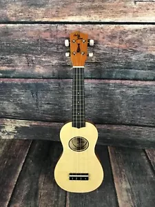 Eddy Finn EF-MN-NT Minnow Ukulele with Bag - Natural - Picture 1 of 6
