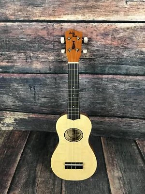 Eddy Finn EF-MN-NT Minnow Ukulele with Bag - Natural - Image 1 of 4