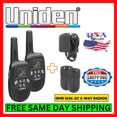 Uniden GMR1636-2C 22 Channel Long Range 2-Way Radio Walkie Talkie 2-Pack - Image 1 of 4