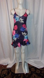 Bodycon-Minikleid Damen mehrfarbig Blumenmuster Größe S - Bild 1 von 4