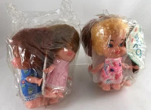 MUÑECAS DULCE CORAZÓN de Colección Años 60 por McCrory: *Paquete de 3* Juguete de Plástico Antiguo Bebé CC - Imagen 1 de 11