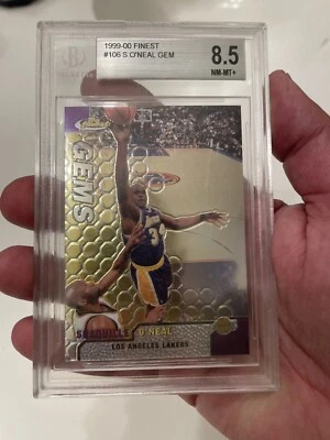 1999-00 Shaquille O’Neal Finest #106 GEMS BGS 8.5 - Image 1 of 4