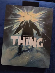 JOHN CARPENTERS'S THE THING - UK EXCLUSIVE BLU RAY STEELBOOK - - Picture 1 of 3