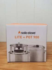 Solo Stove Lite + Pot 900 set combo - Backpacking Camping Portable Stove - Picture 1 of 5