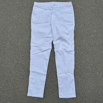 Pantalón Lululemon ABC Calce Ajustado Algodón Rápido Chino Blanco Informal Trabajo M5542S 32x32 Foto 1 de 4