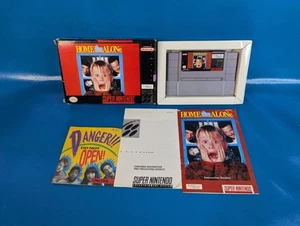 Home Alone (1991 Super Nintendo SNES) Complete in Box CIB w/ Manual and Inserts - Picture 1 of 18