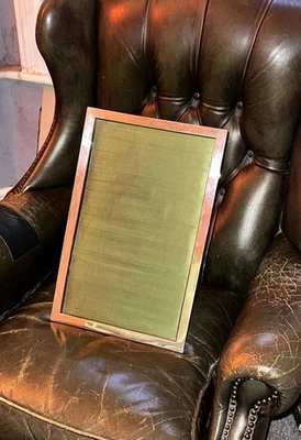 1908 William Comyns Birmingham Large Antique Sterling Silver Photo Frame 42×29cm - Image 1 of 4