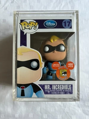 Funko Pop Disney 17 Mr. Incredible Blue SDCC 480 Pcs - Immagine 1 di 4