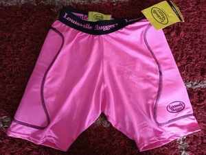 NWT Louisville Slugger Women's Baseball Softball Sliding Shorts Pink Size Small - Picture 1 of 7