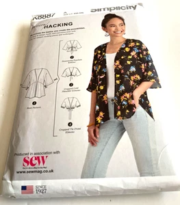 2020 SIMPLICITY SEWING PATTERN K8887 Kimonos size xxs-xxl 4 Looks Part Cut Fab - Picture 1 of 4