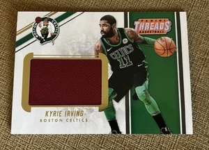 2017-18 Panini Threads Kyrie Irving 5x7 JUMBO Box Topper Game Worn Jersey Patch - Bild 1 von 2