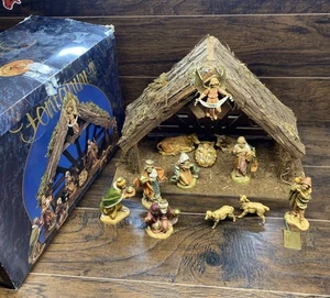 Complete Fontanini Roman Heirloom Nativity Set 5" Collection & Box 54547 Italy - Picture 1 of 23