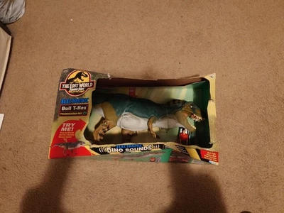 Figura de acción Jurassic Park Lost World Electronic Bull T-Rex Kenner 1996 Foto 1 de 4