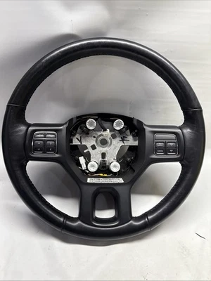 2013-2018 道奇 Ram 1500 2500 黑色皮革方向盘加热 — 第 1/4 张图片