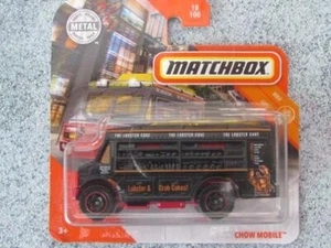 Matchbox 2020 #018/100 CHOW MOBILE or WAGON black "The lobster Cage" CaseB - Picture 1 of 2