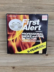 NOS Pittway First Alert Smoke Fire Detector Sealed Box Model SA76RD - Picture 1 of 12