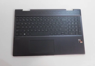 HP Envy X360 15-EP0013NR 15.6" Laptop PalmresT Touchpad W/ Keyboard 4600ED0T0001 - Image 1 of 4