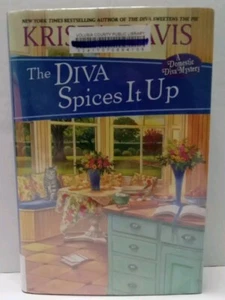The Diva Spices It Up (A Domestic Diva Mystery) by Davis, Krista Ex Library Book - Picture 1 of 2