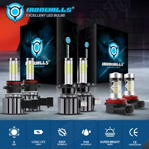 Faro LED de 6 lados luces antiniebla altas bajas para Subaru Outback Legacy 2010-2014 6X - Imagen 1 de 17