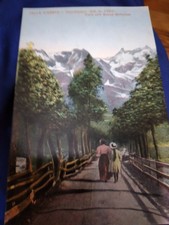 COURMAYEUR AOSTA VIA ALLE ACQUE SOLFOROSE ANIMATA NON VIAGGIATA