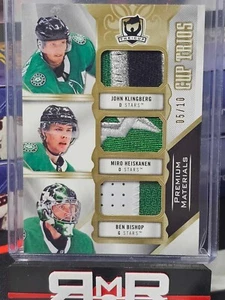 2019-20 UD The CUP Trios Patches Klingberg/Heiskanen/Bishop 05/10 - Bild 1 von 2
