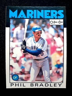 PHIL BRADLEY 1986 O-PEE-CHEE #305 NRMINT+           67166 - Image 1 of 2