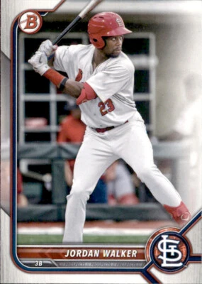 2022 BOWMAN PROSPECT ST.LOUIS CARDINALS - JORDAN WALKER #BP-20 - Image 1 of 2