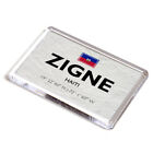 Fridge Magnet - Zigne - Haiti - Lat/Long
