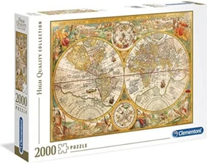 Rompecabezas Clementoni de 2000 piezas mapa del mundo antiguo calidad premium - Imagen 1 de 4