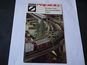 CATALOGUE JOUETS TRAINS HO ARNOLD RAPIDO - Picture 1 of 1