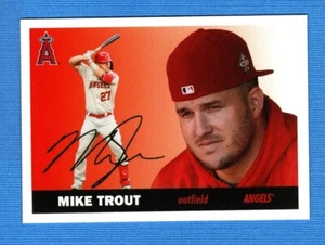 2022 Topps Throwback Thursday #38 Mike Trout Los Angeles Angels 1073 - Imagen 1 de 1