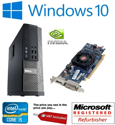Dell Optiplex 7010 SFF PC Computer  | Quad i5 3570 3.40GHz | 8GB | 500GB | Win10 - Image 1 of 4
