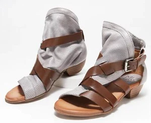 Miz Mooz Damen-Ledersandalen mit mehreren Riemen und Absatz ─ Cassidy TINI 175 $ {&} - Bild 1 von 12